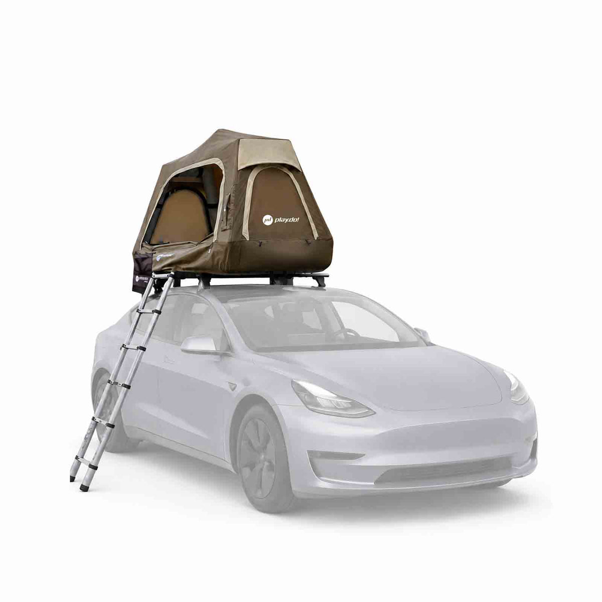 PlayDo 1-Person Rooftop Tent|Solo Lightweight Inflatable Rooftop Tent