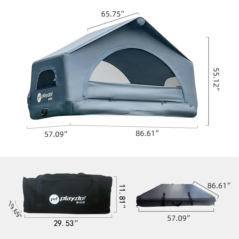 PlayDo Shell Wing inflatable rooftop tent product image 11