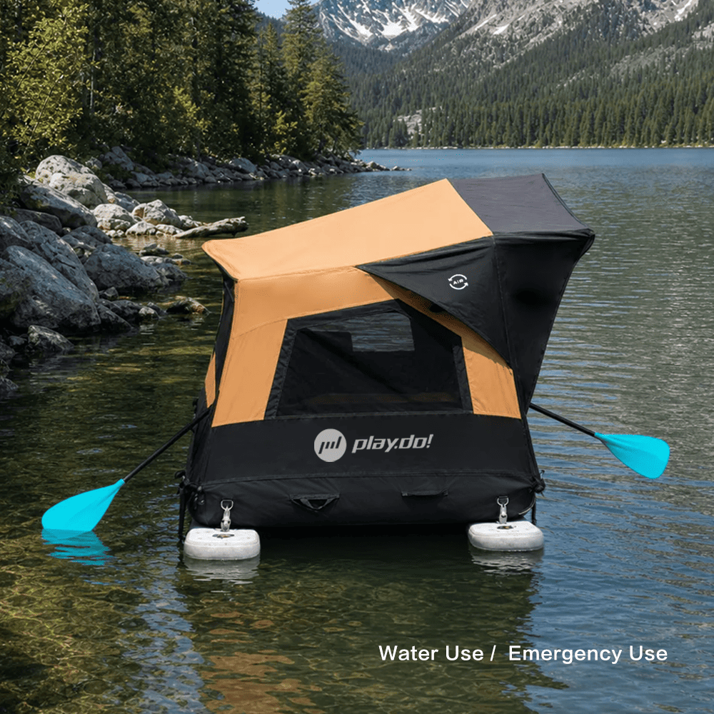 PlayDo Skiff Compact Lightweight Inflatable Rooftop Tent