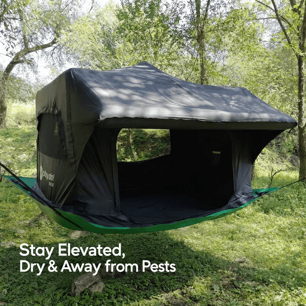 PlayDo Shell Castle 4-Season Family Inflatable Rooftop Tent