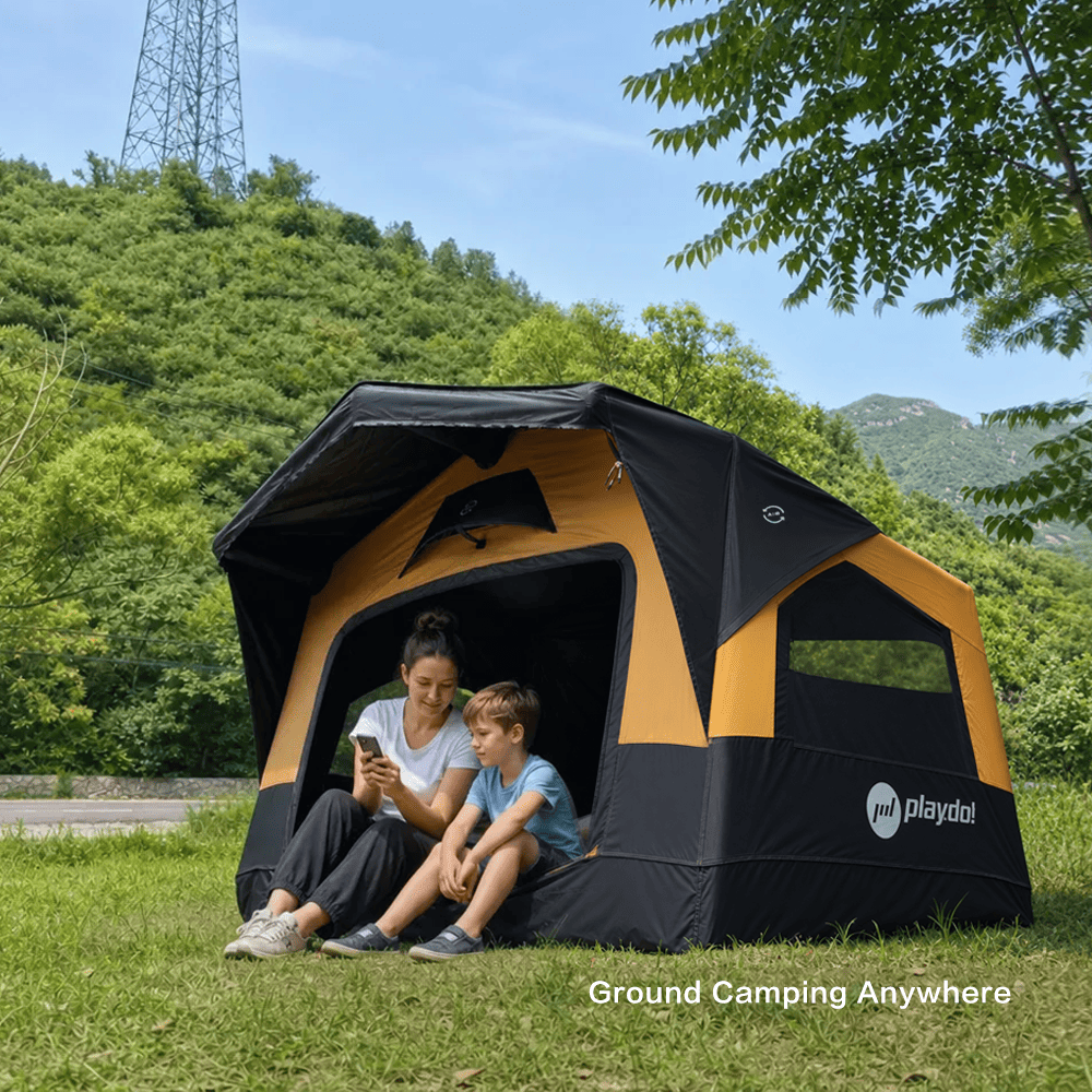 PlayDo Skiff Compact Lightweight Inflatable Rooftop Tent