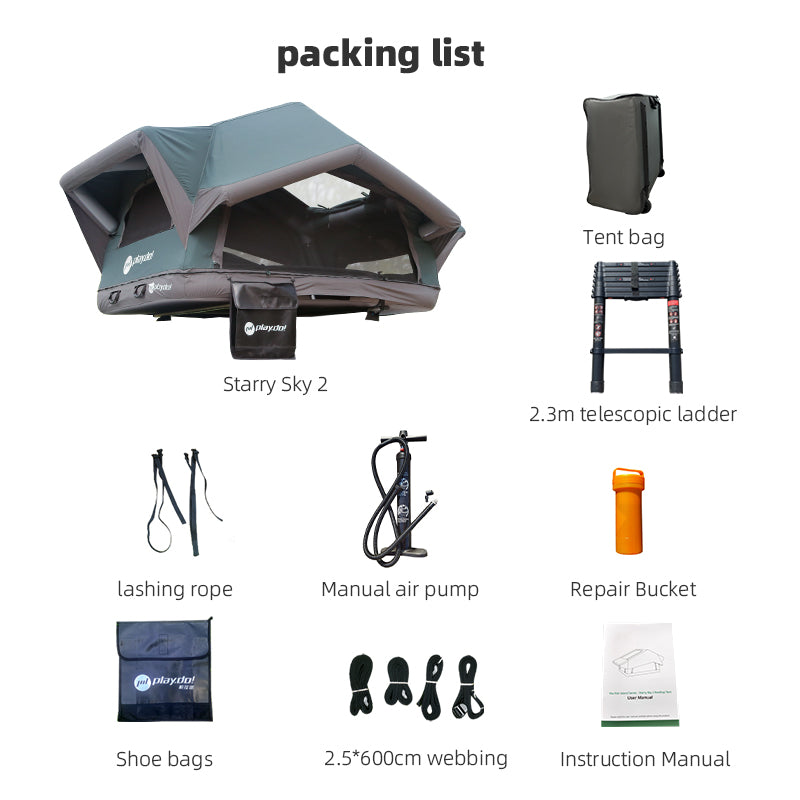 PlayDo Starry Sky 2 inflatable rooftop tent product image 13
