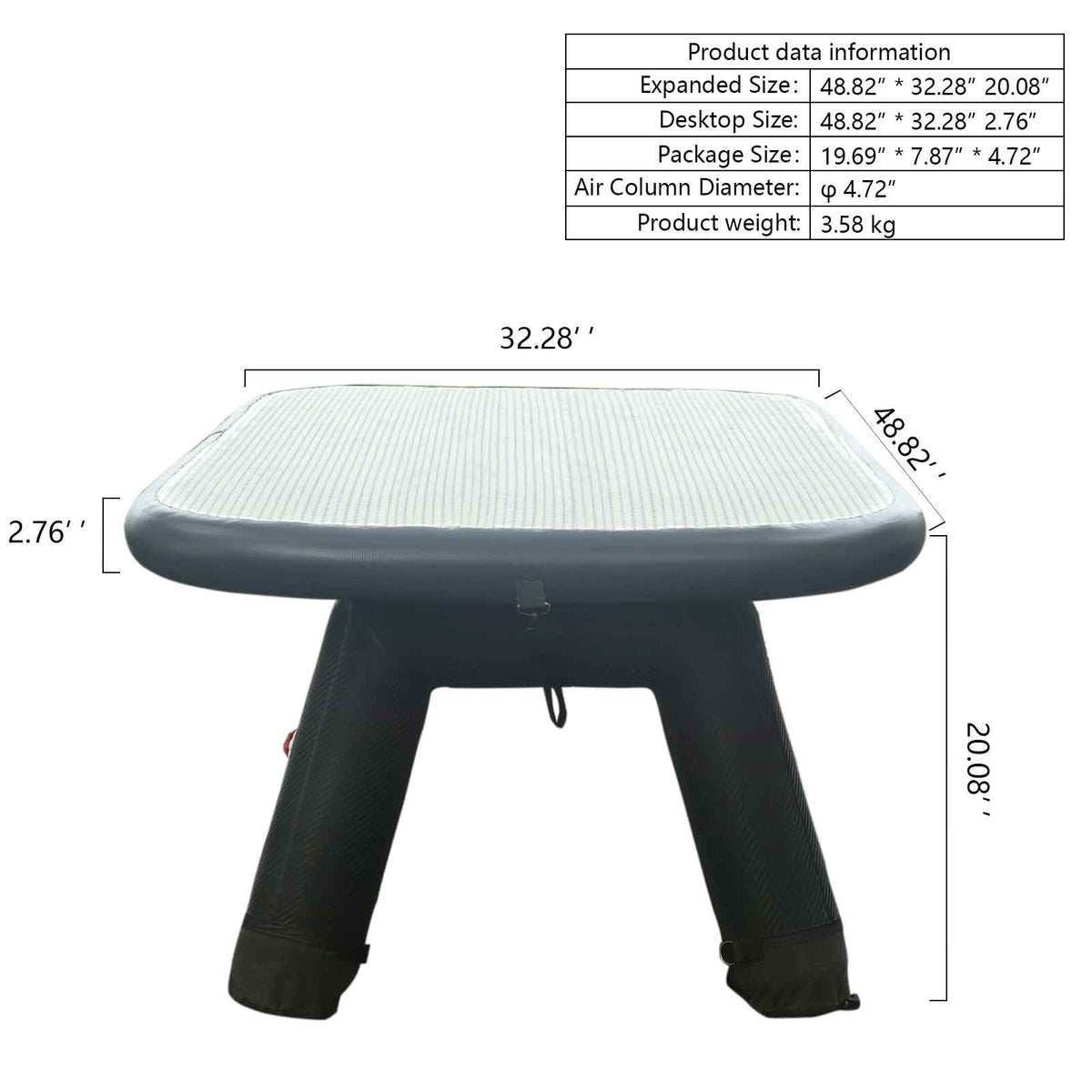 PlayDo Inflatable Camping Table and Chair Set product image 3