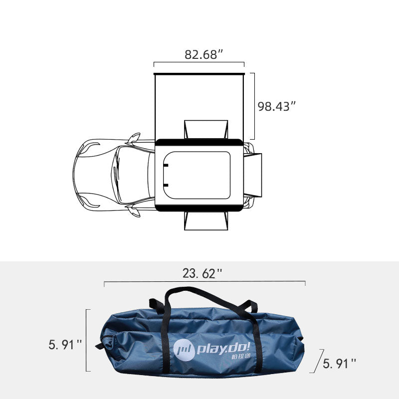 PlayDo 90 Degree Car Side Awning product image 2