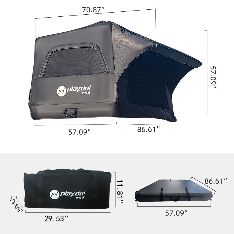 PlayDo Shell Castle inflatable rooftop tent product image 8