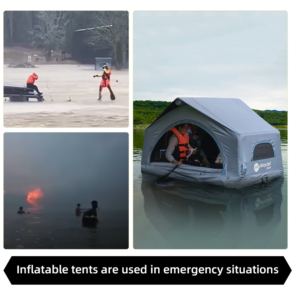 PlayDo Shell Wing inflatable rooftop tent product image 21