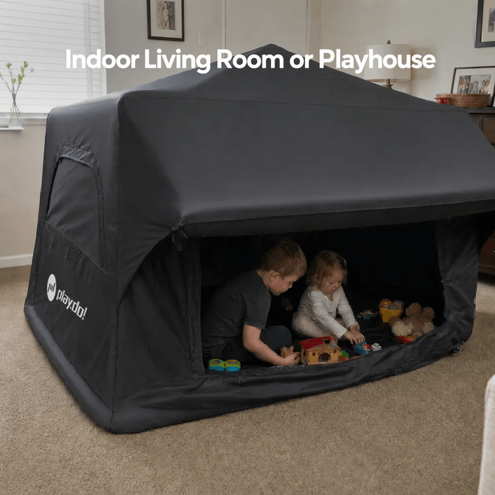 PlayDo Shell Castle 4-Season Family Inflatable Rooftop Tent