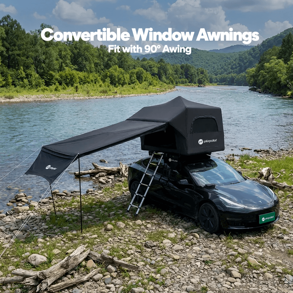 PlayDo Shell Castle 4-Season Family Inflatable Rooftop Tent