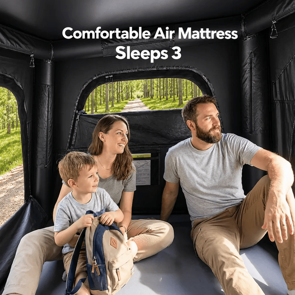 PlayDo Shell Castle 4-Season Family Inflatable Rooftop Tent